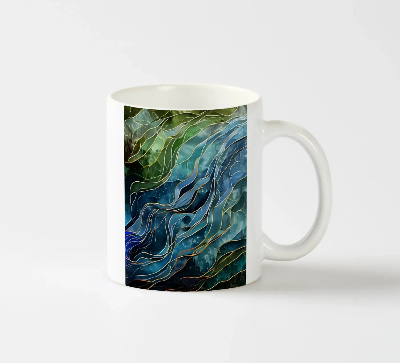 Celestial Currents mug en céramique de Artistic-shop
