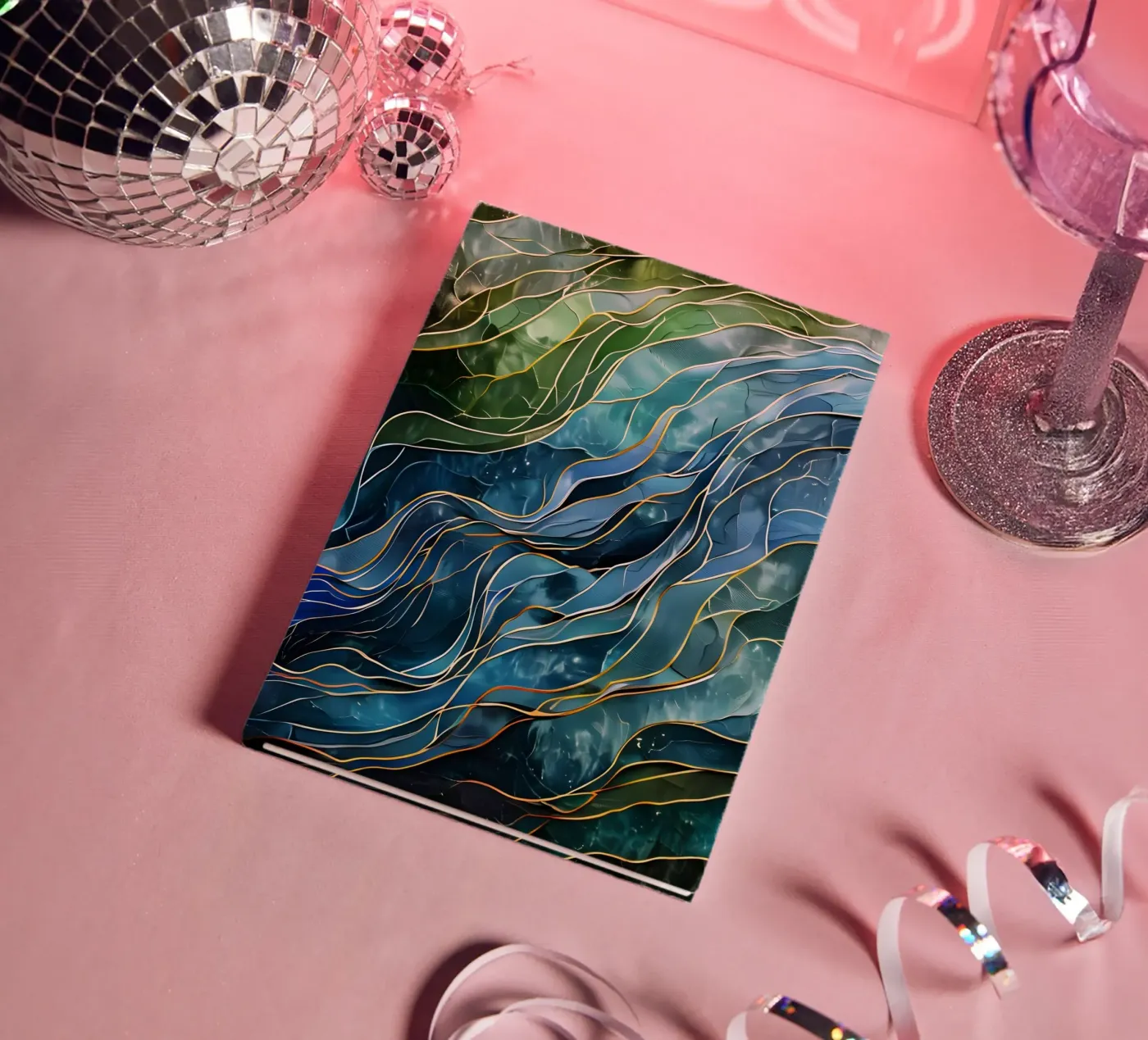 Celestial Currents notebook by Artistic-shop