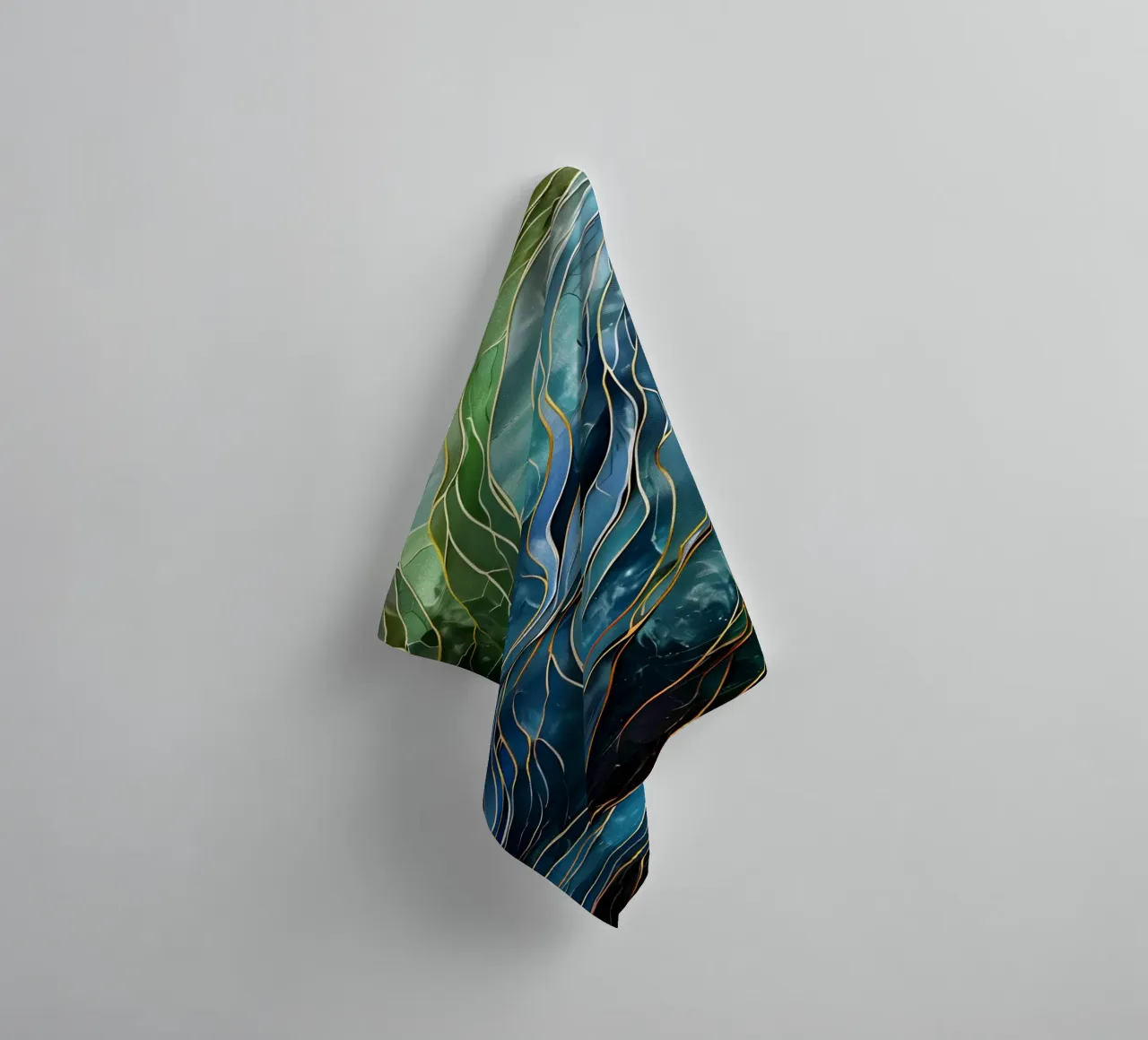 Celestial Currents towel by Artistic-shop