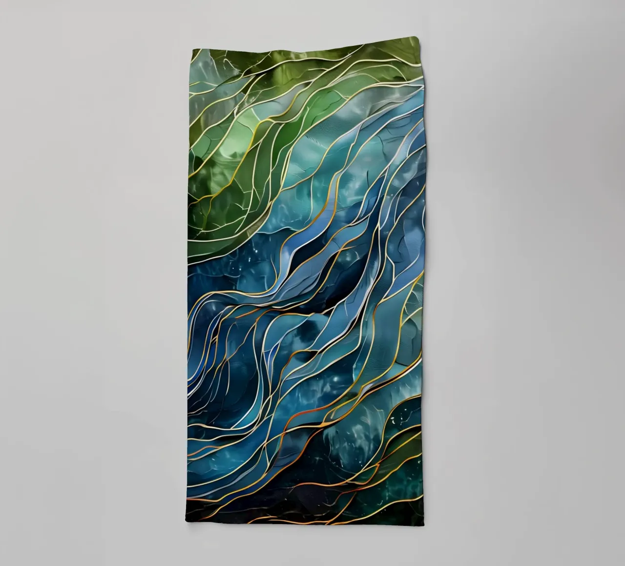 Celestial Currents towel by Artistic-shop