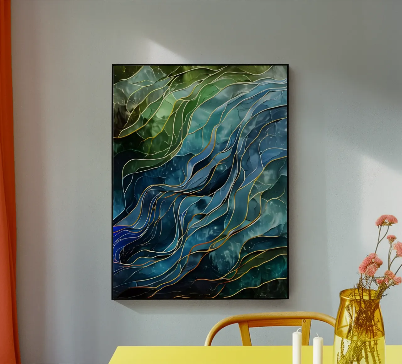 Celestial Currents plexiglas de Artistic-shop