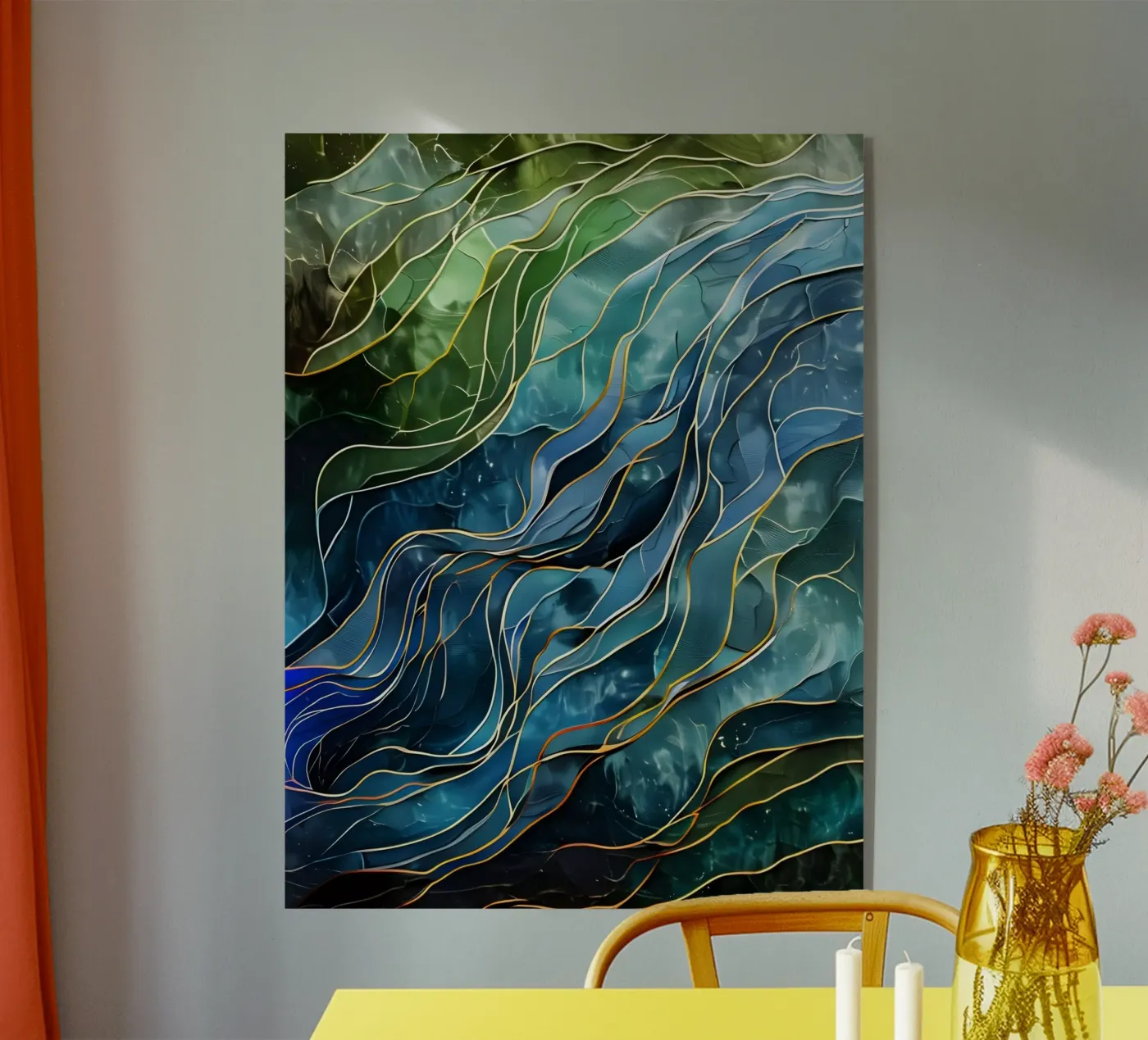 Celestial Currents plexiglas de Artistic-shop