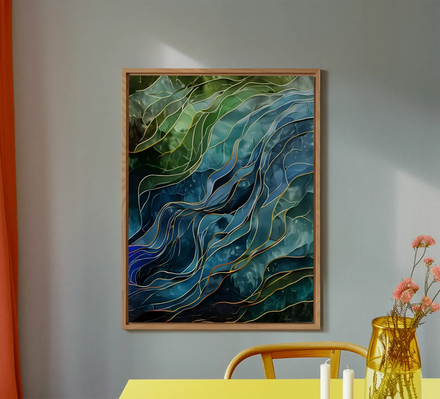 Hemelse stromingen forex-plaat van Artistic-shop