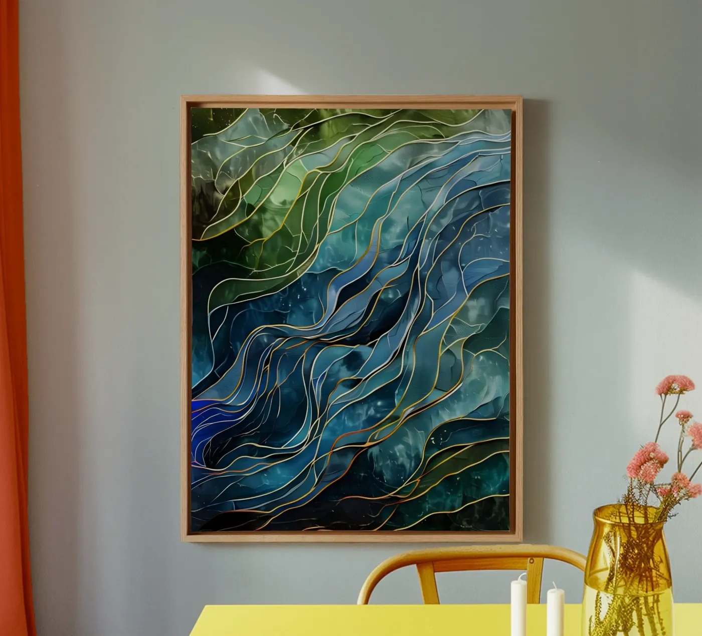 Celestial Currents Leinwand von Artistic-shop