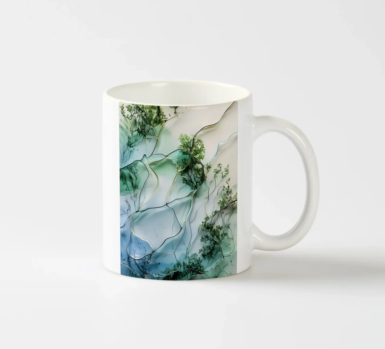 Foresta fluida tazza in ceramica da Artistic-shop