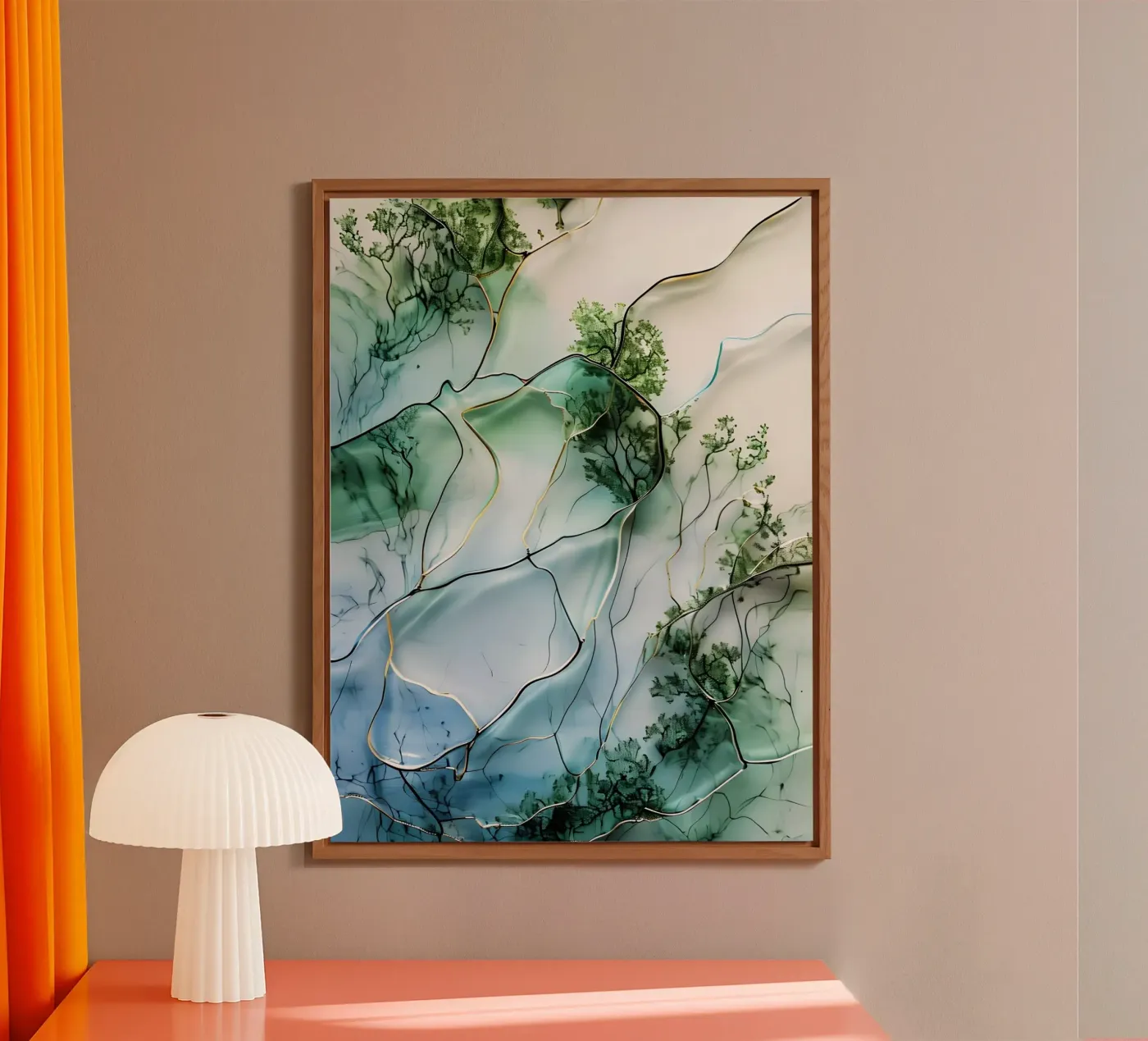 Foresta fluida pannello forex da Artistic-shop