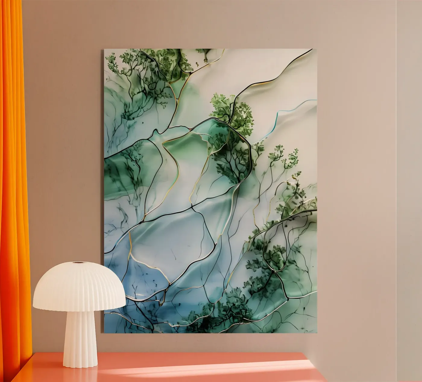 Foresta fluida pannello forex da Artistic-shop