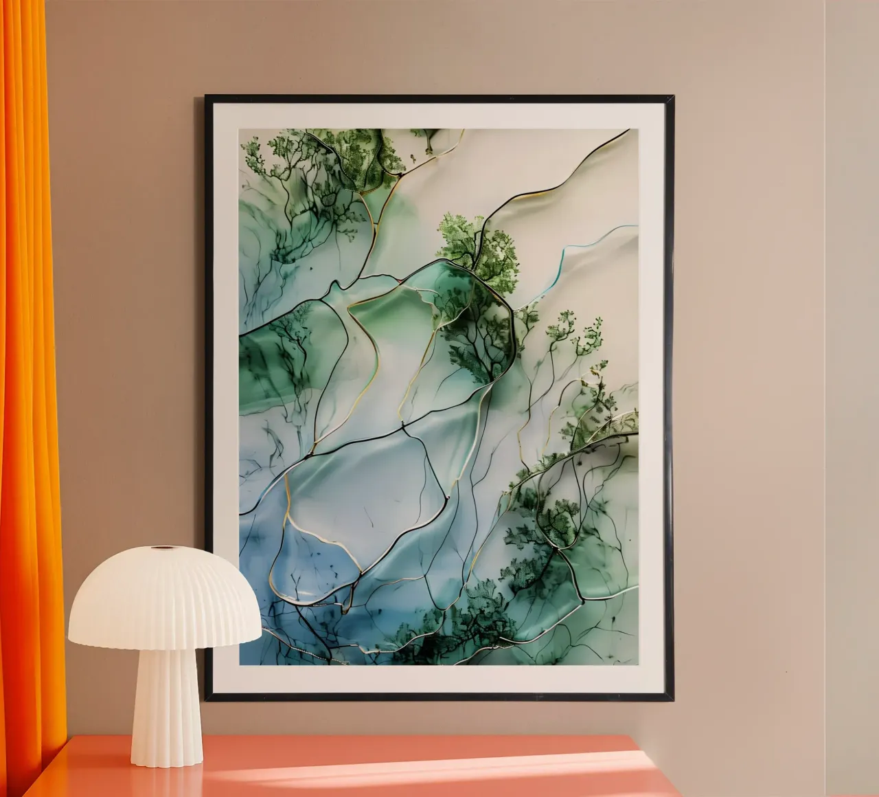 Foresta fluida poster da Artistic-shop