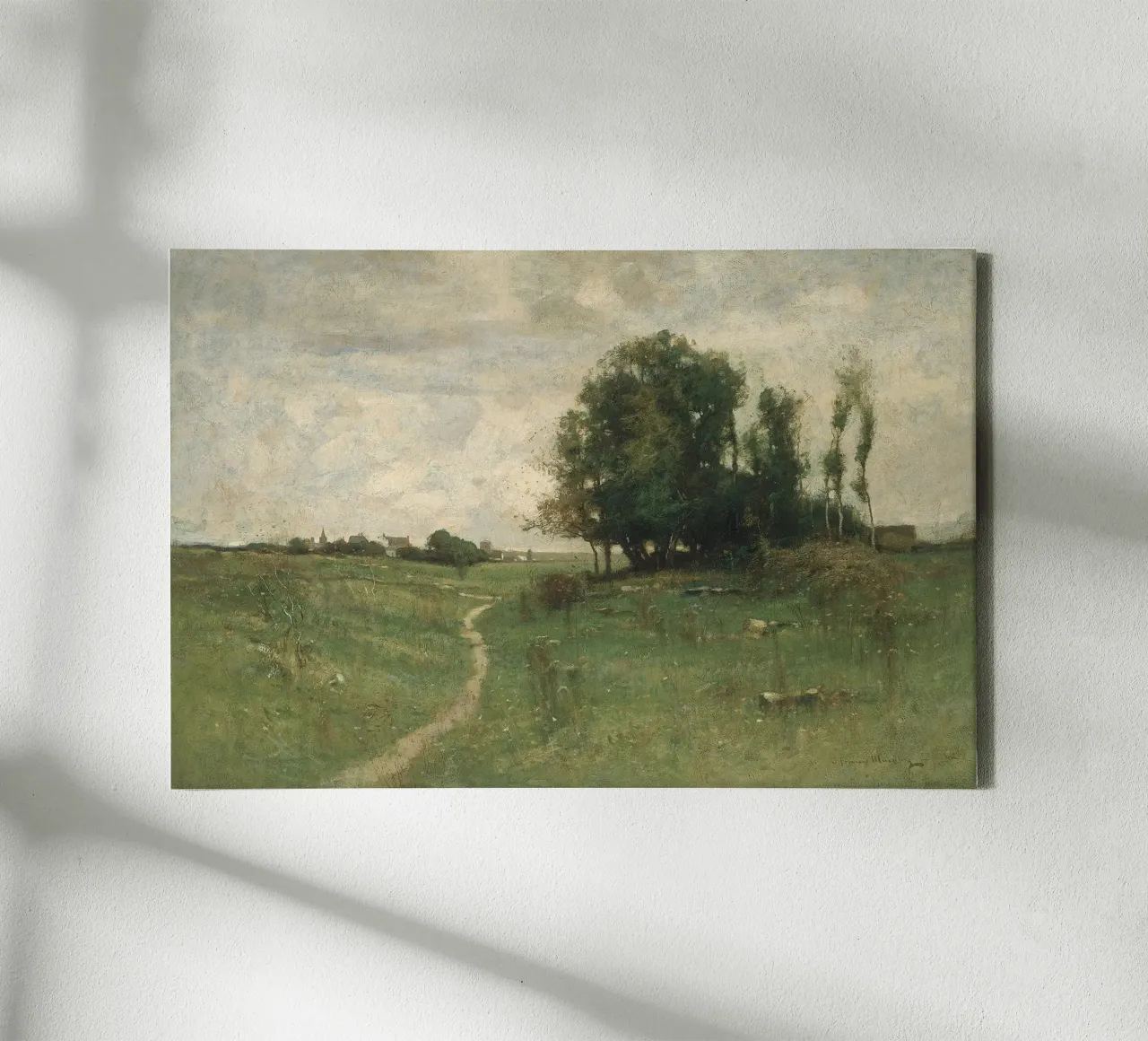 The Path to the Village tela da apoloprints