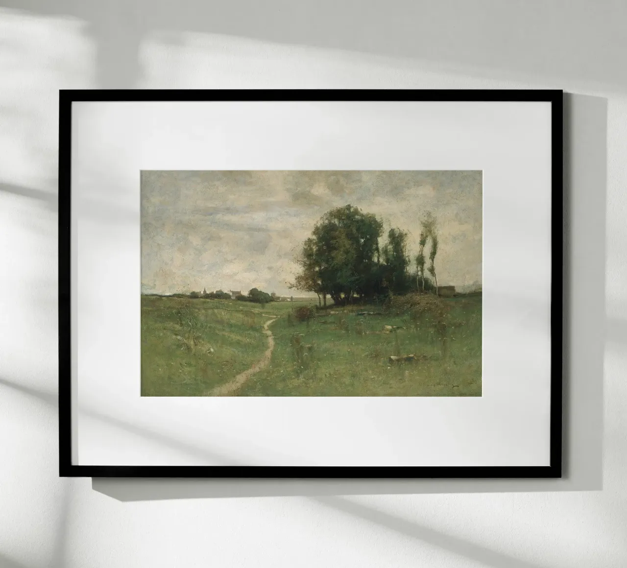 The Path to the Village hahnemühle de apoloprints