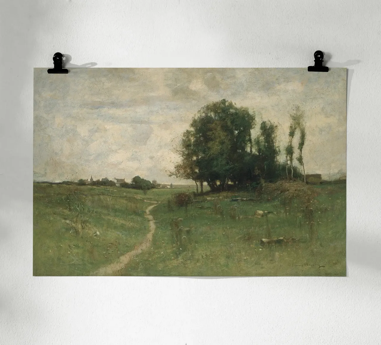 The Path to the Village hahnemühle de apoloprints