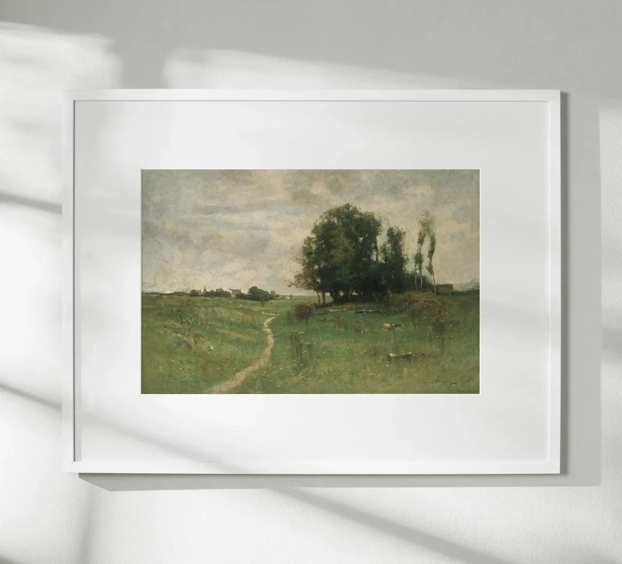The Path to the Village hahnemühle de apoloprints