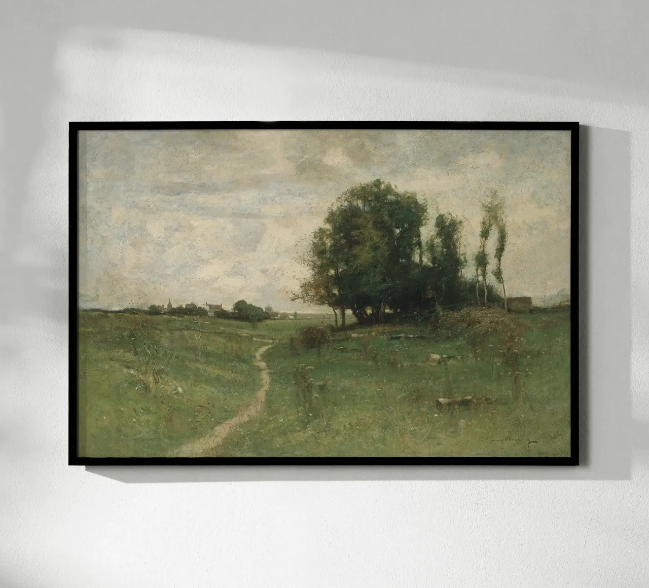 The Path to the Village hahnemühle de apoloprints