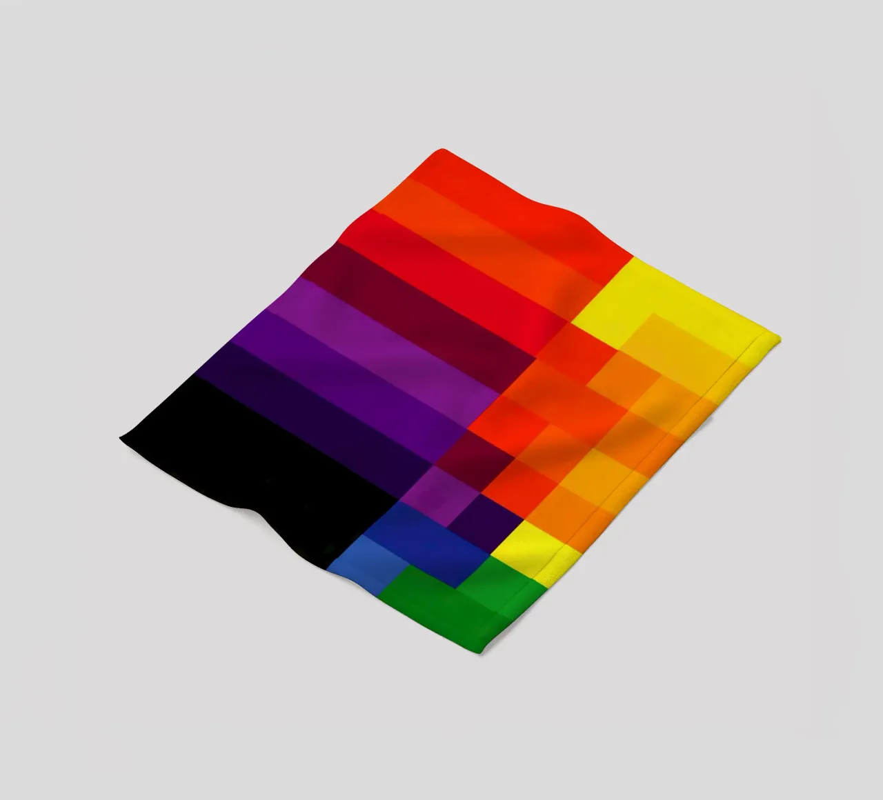 Blue hour between day and night | Abstract colour fields fleece blanket by Autofocus