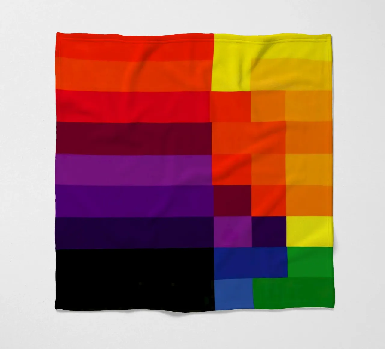 Blue hour between day and night | Abstract colour fields fleece blanket by Autofocus