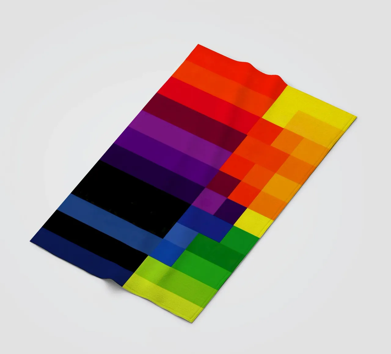 Blue hour between day and night | Abstract colour fields fleece blanket by Autofocus