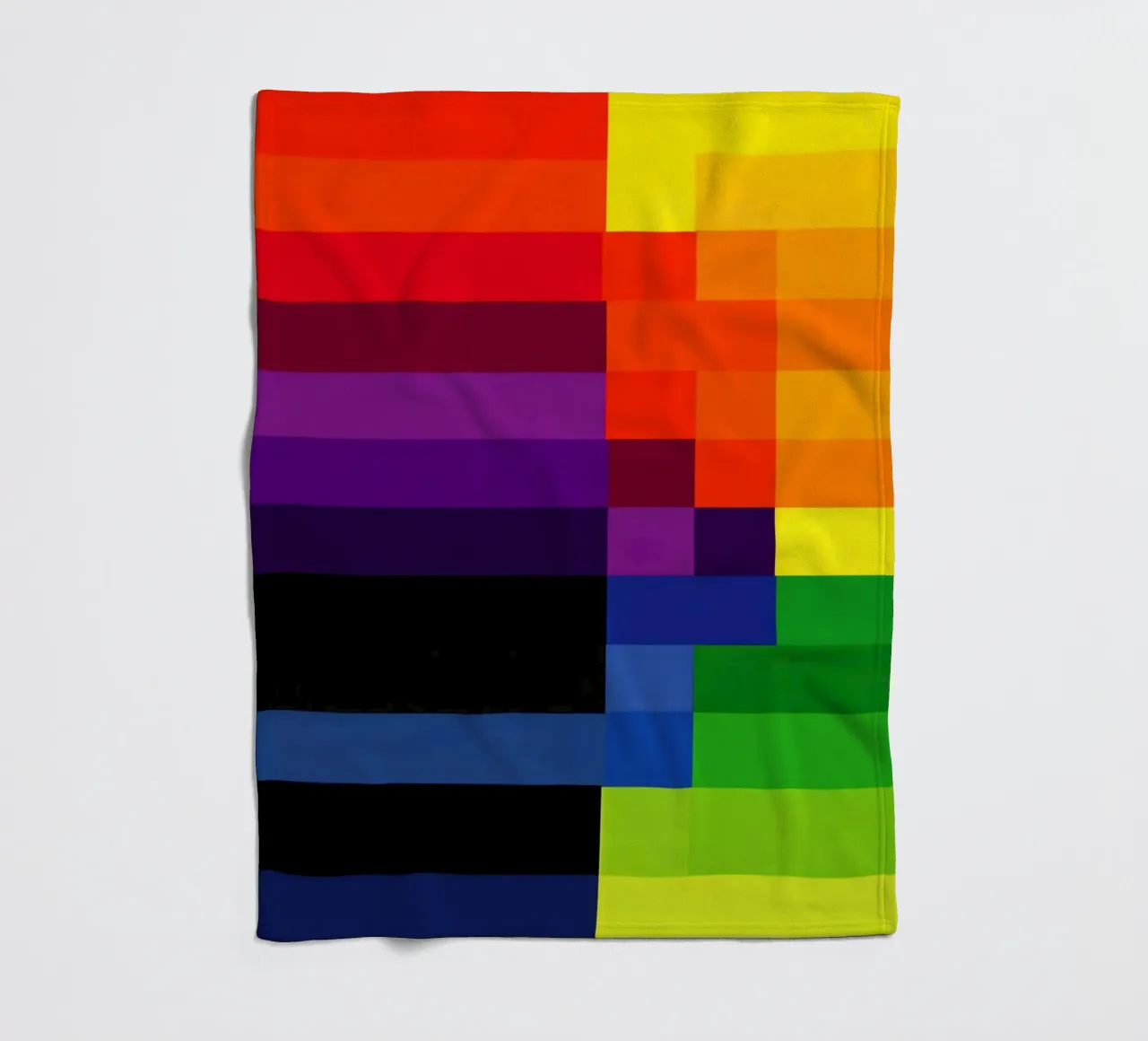 Blue hour between day and night | Abstract colour fields fleece blanket by Autofocus