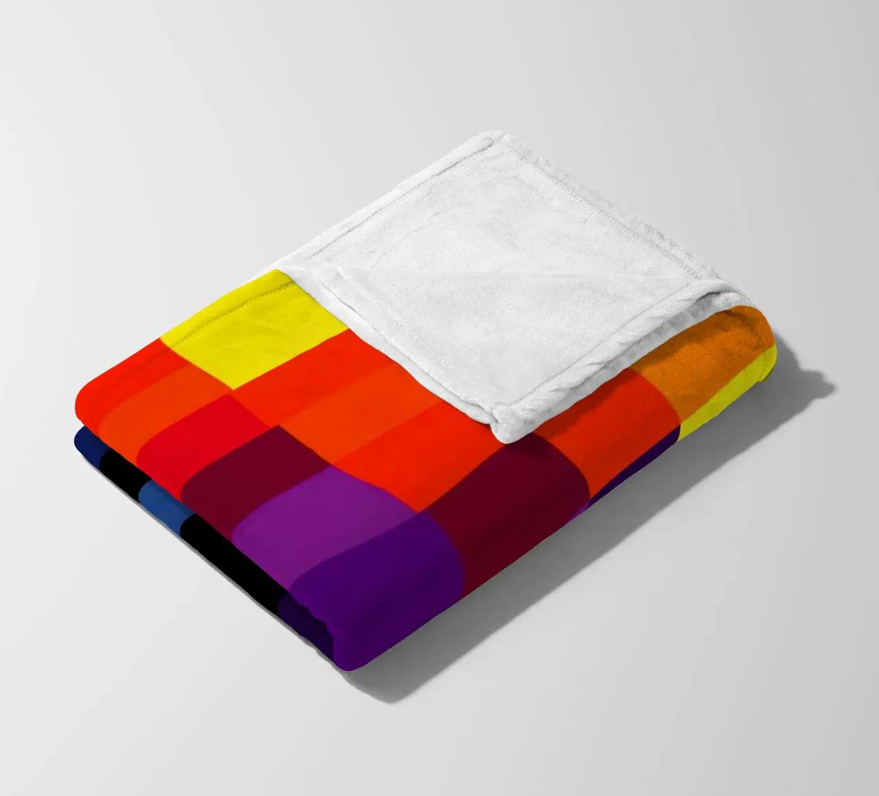 Blue hour between day and night | Abstract colour fields fleece blanket by Autofocus