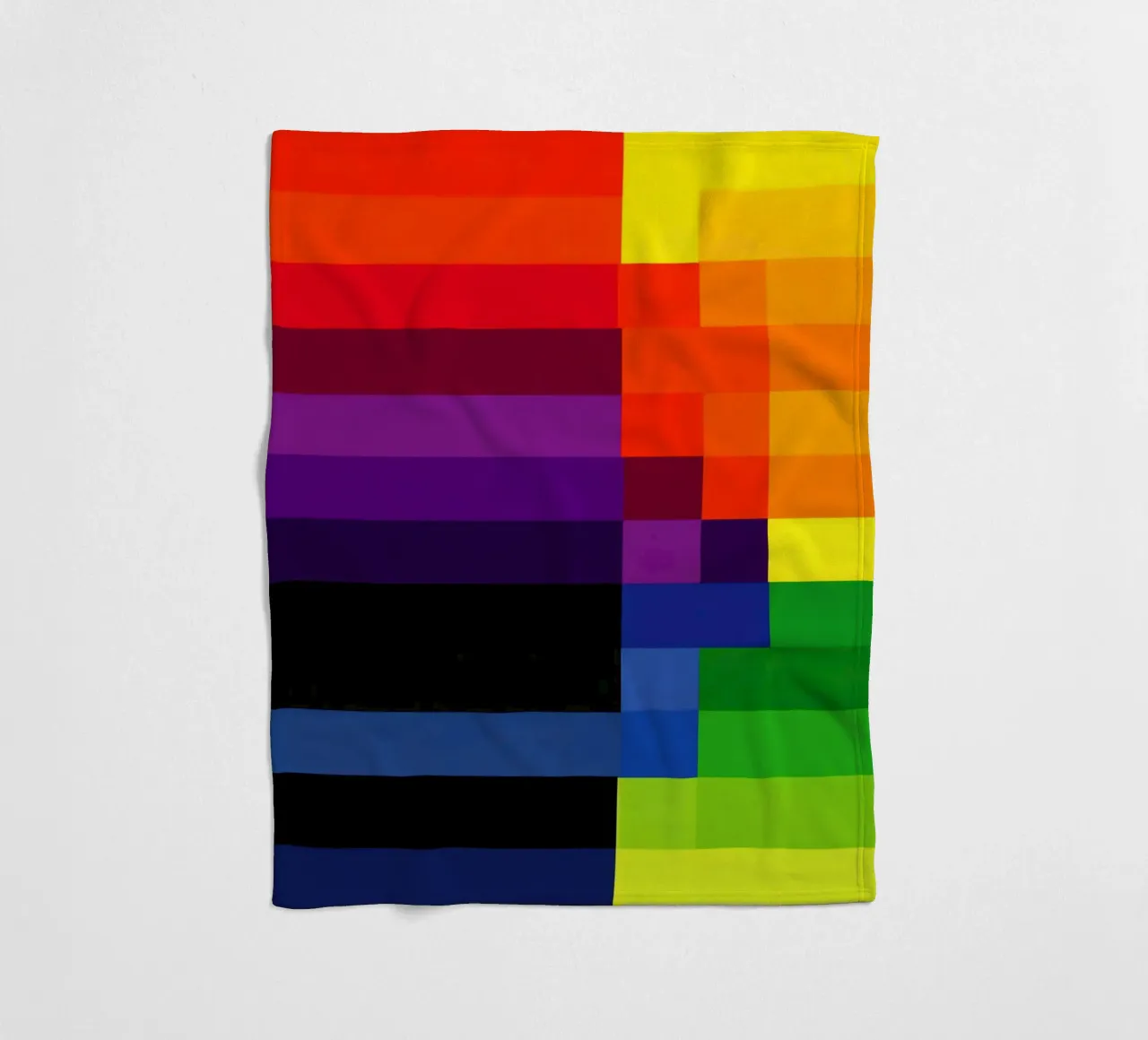 Blue hour between day and night | Abstract colour fields fleece blanket by Autofocus