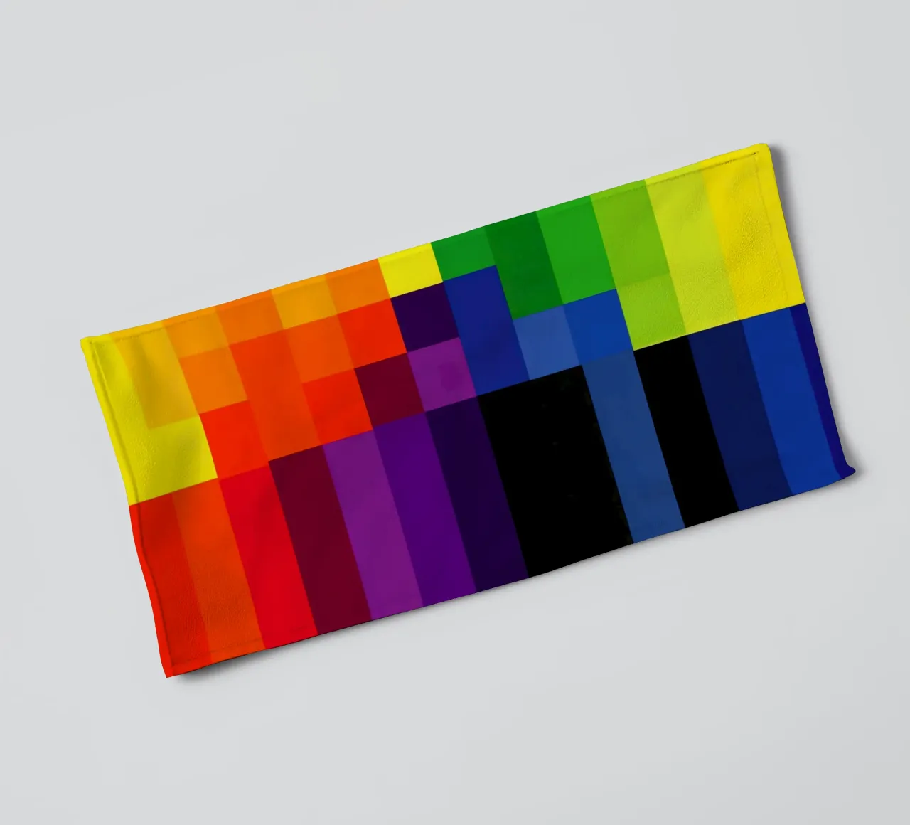 Blue hour between day and night | Abstract colour fields towel by Autofocus
