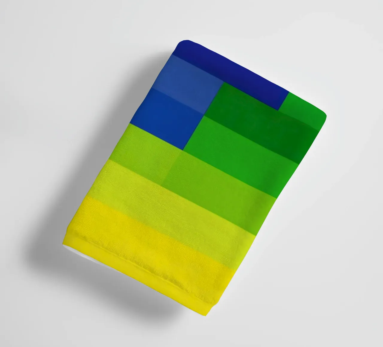 Blue hour between day and night | Abstract colour fields towel by Autofocus