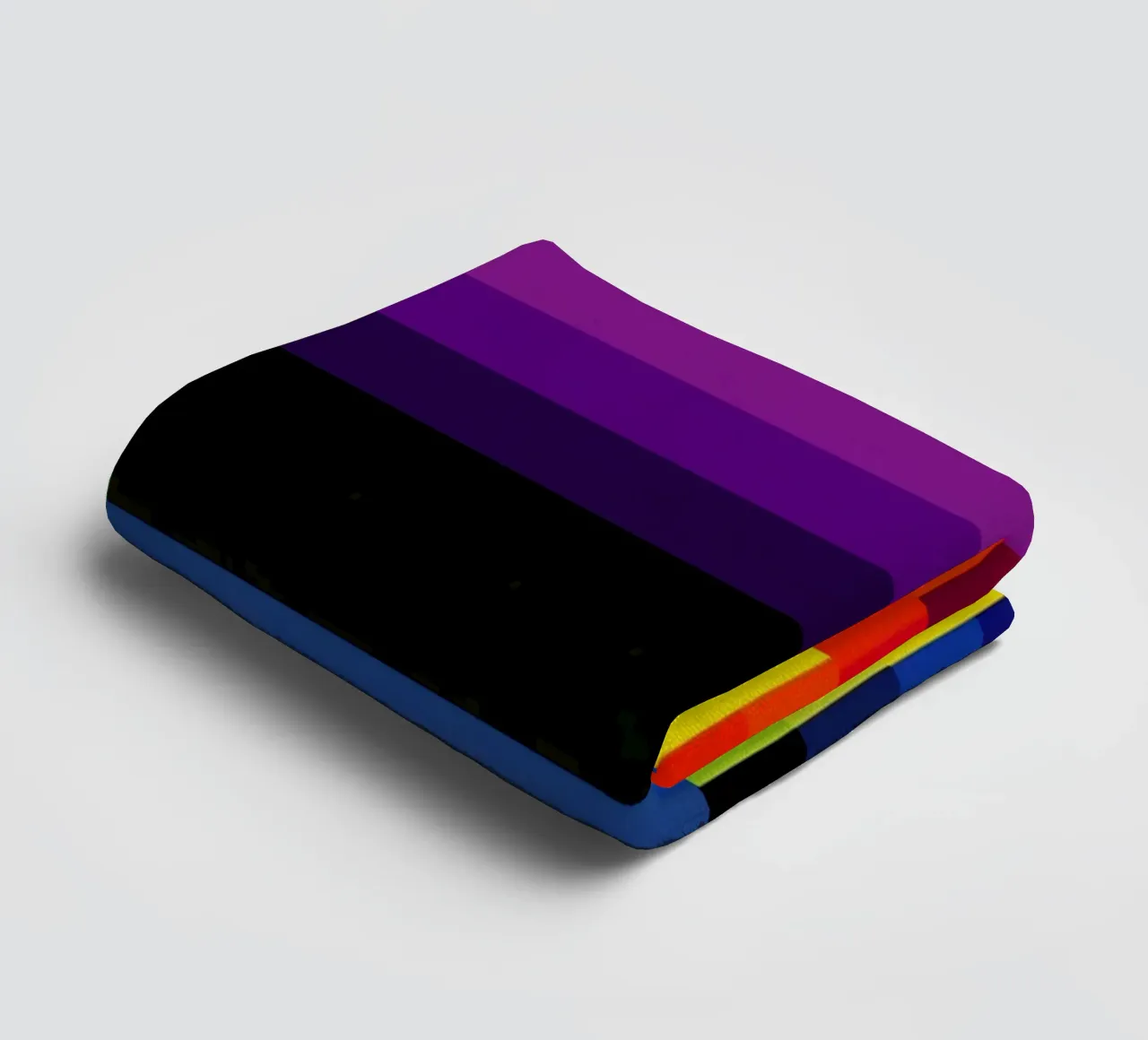 Blue hour between day and night | Abstract colour fields towel by Autofocus