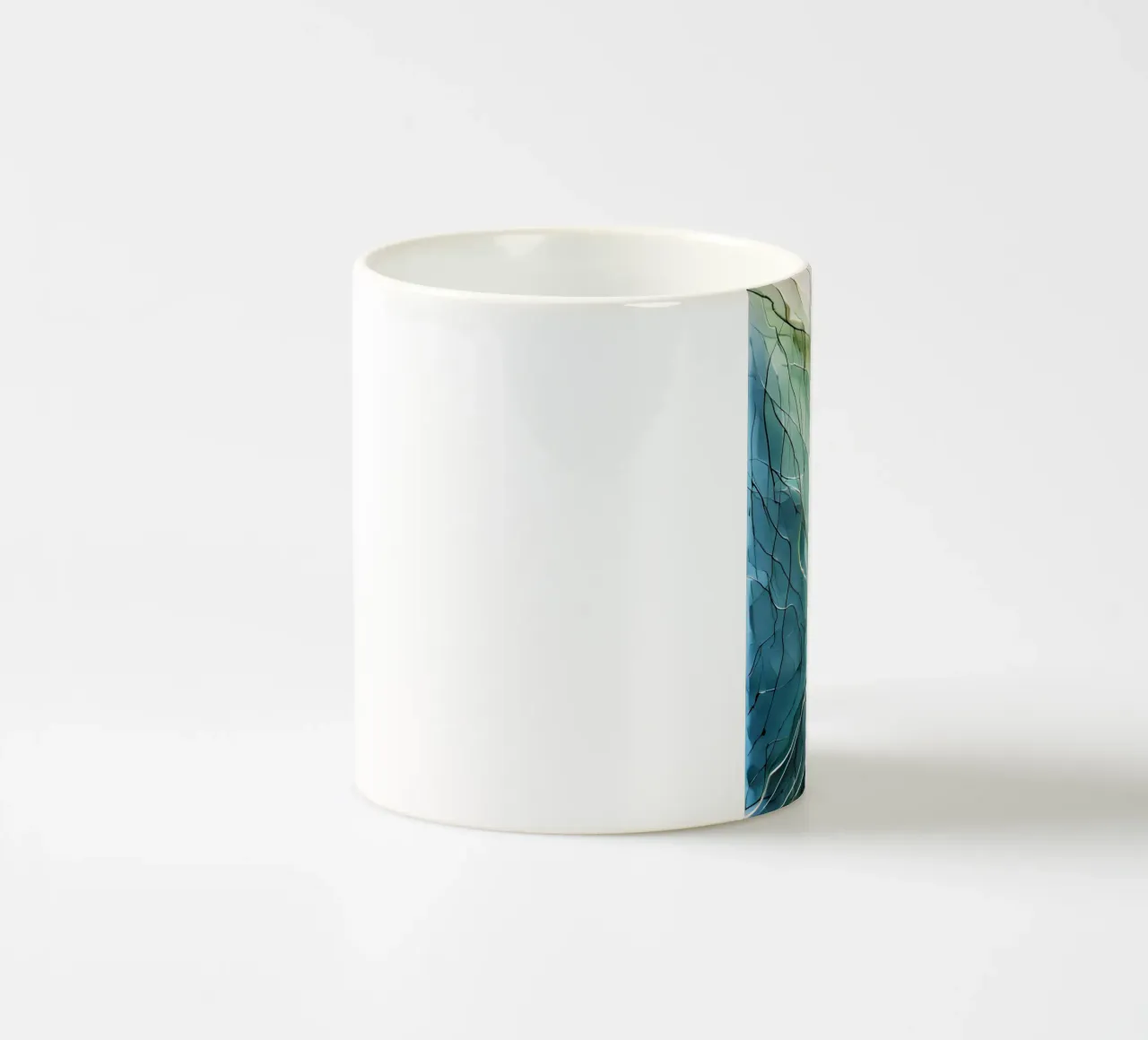 Correnti Verdeggianti tazza in ceramica da Artistic-shop