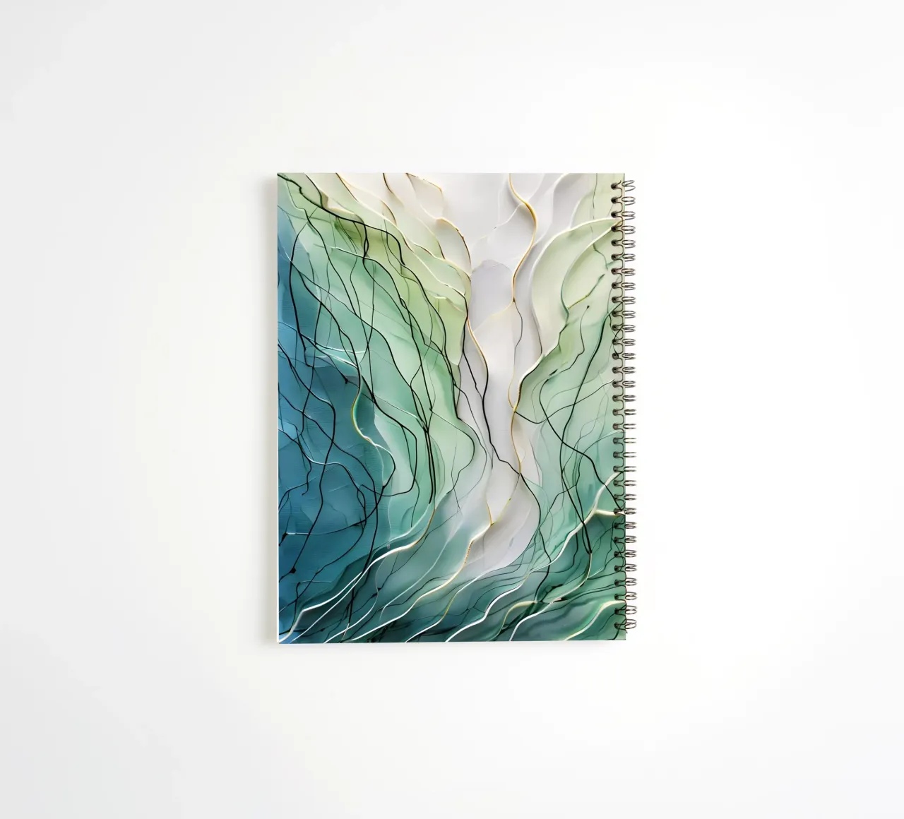 Verdant Currents spiral notebook by Artistic-shop