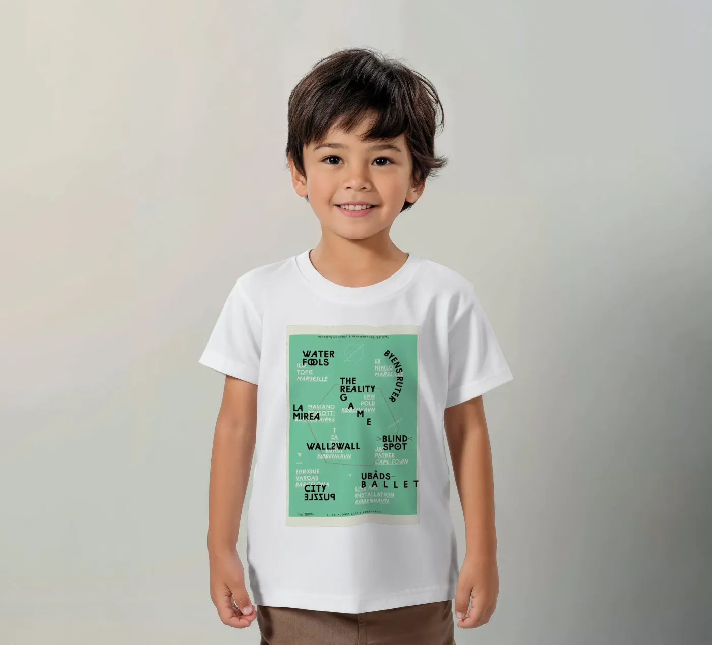 Metropolis2 kinder t-shirt van Andreas Jarner
