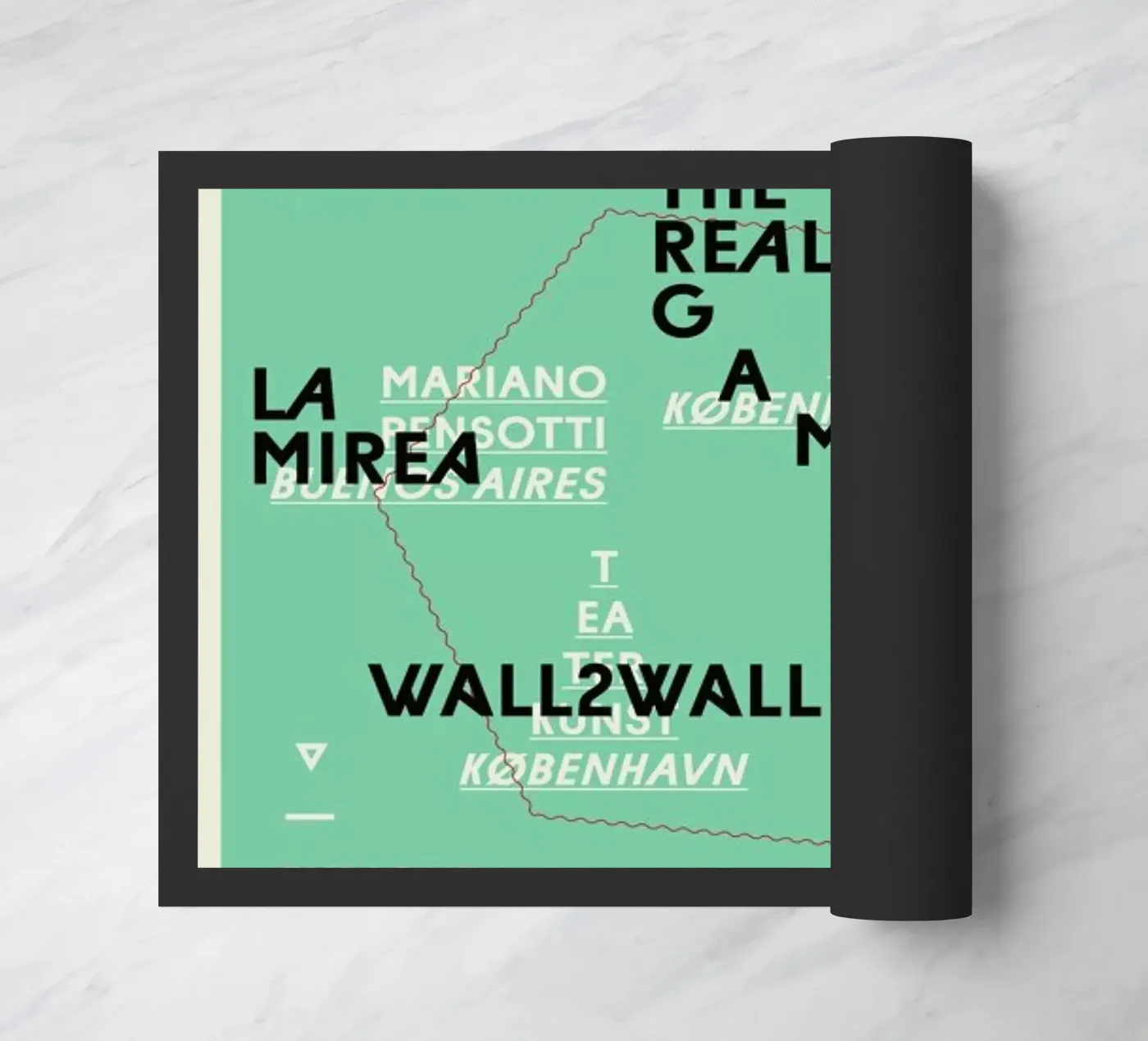 Metropolis2 deurmat van Andreas Jarner