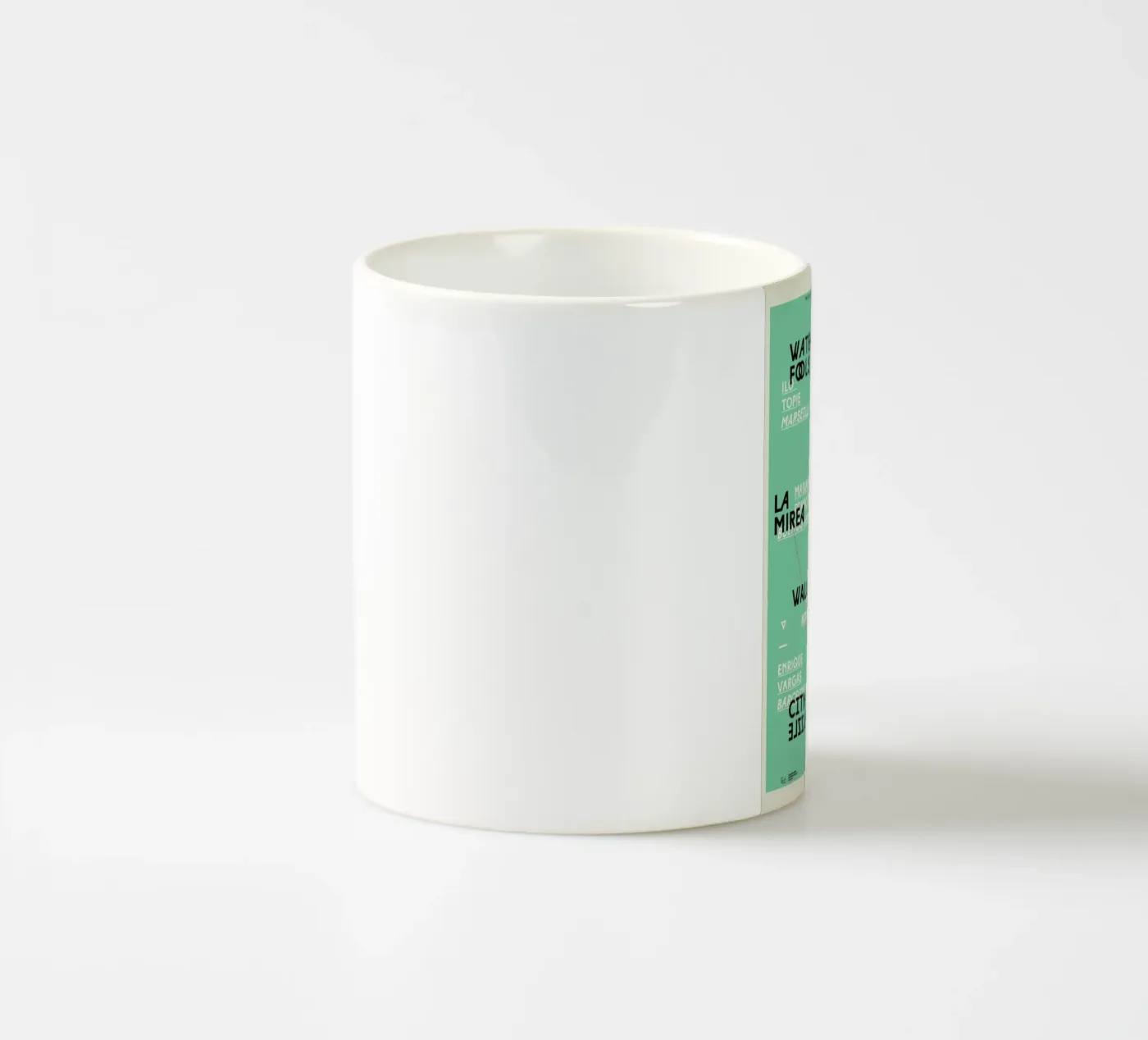 Metropolis2 ceramic mug by Andreas Jarner