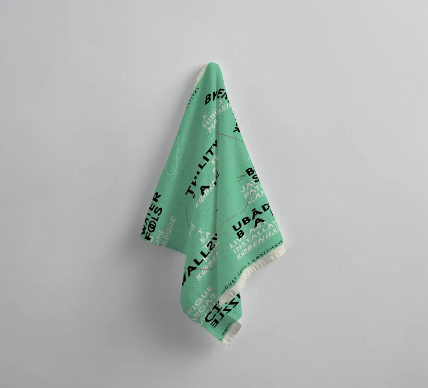 Metropolis2 badhanddoek van Andreas Jarner
