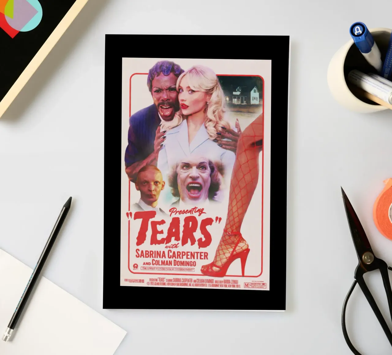 Presenting Tears With Sabrina Carpenter notebook by igoshartwrks