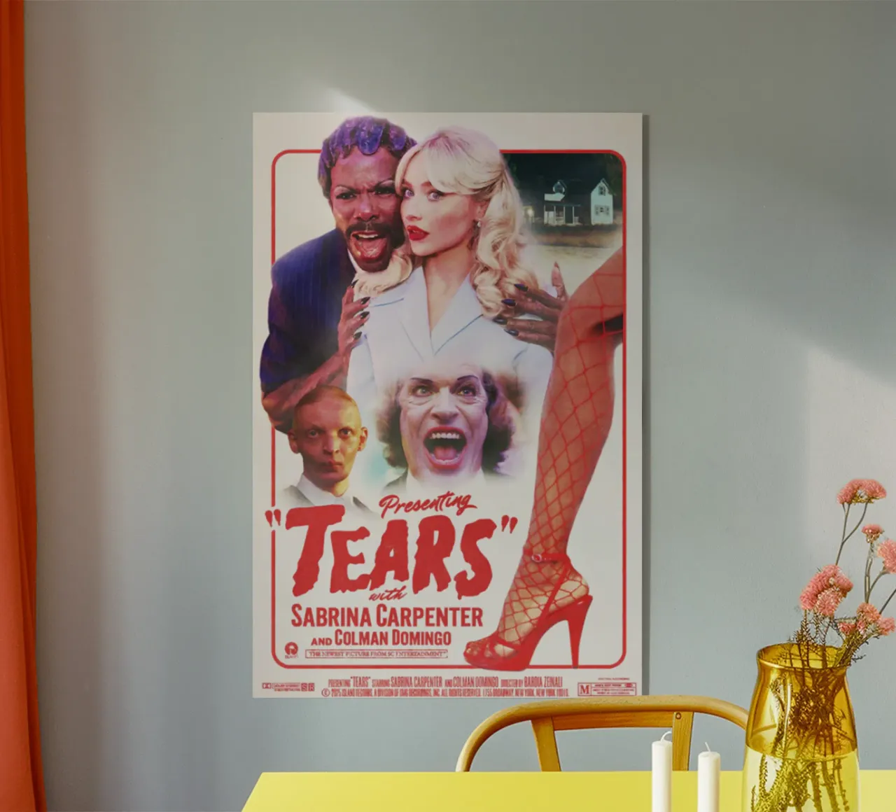 Presentazione di Lacrime con Sabrina Carpenter plexiglass da igoshartwrks