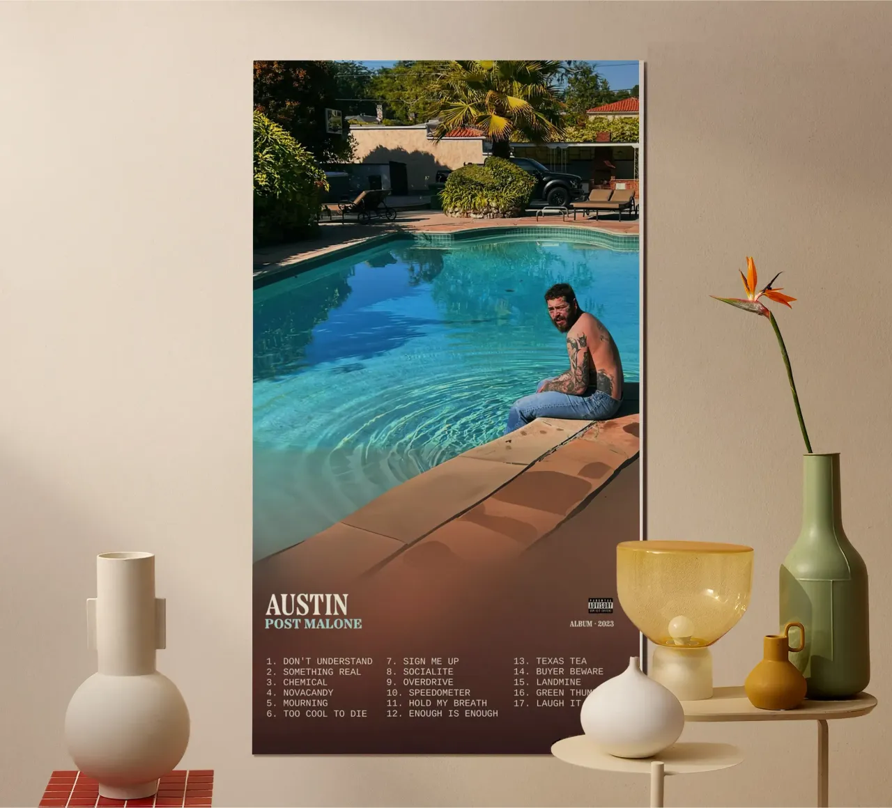 Post Malone Austin poster da Kuromi Dancuks