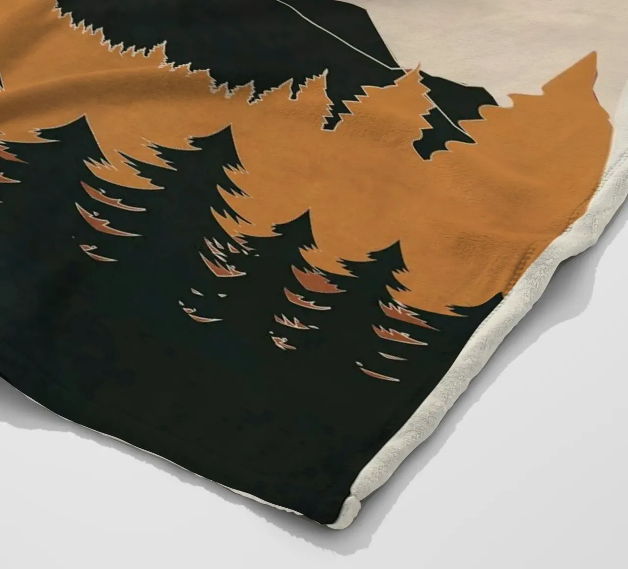 Minimal Abstract Art Landscape 01 coperta in pile da Nadjaa