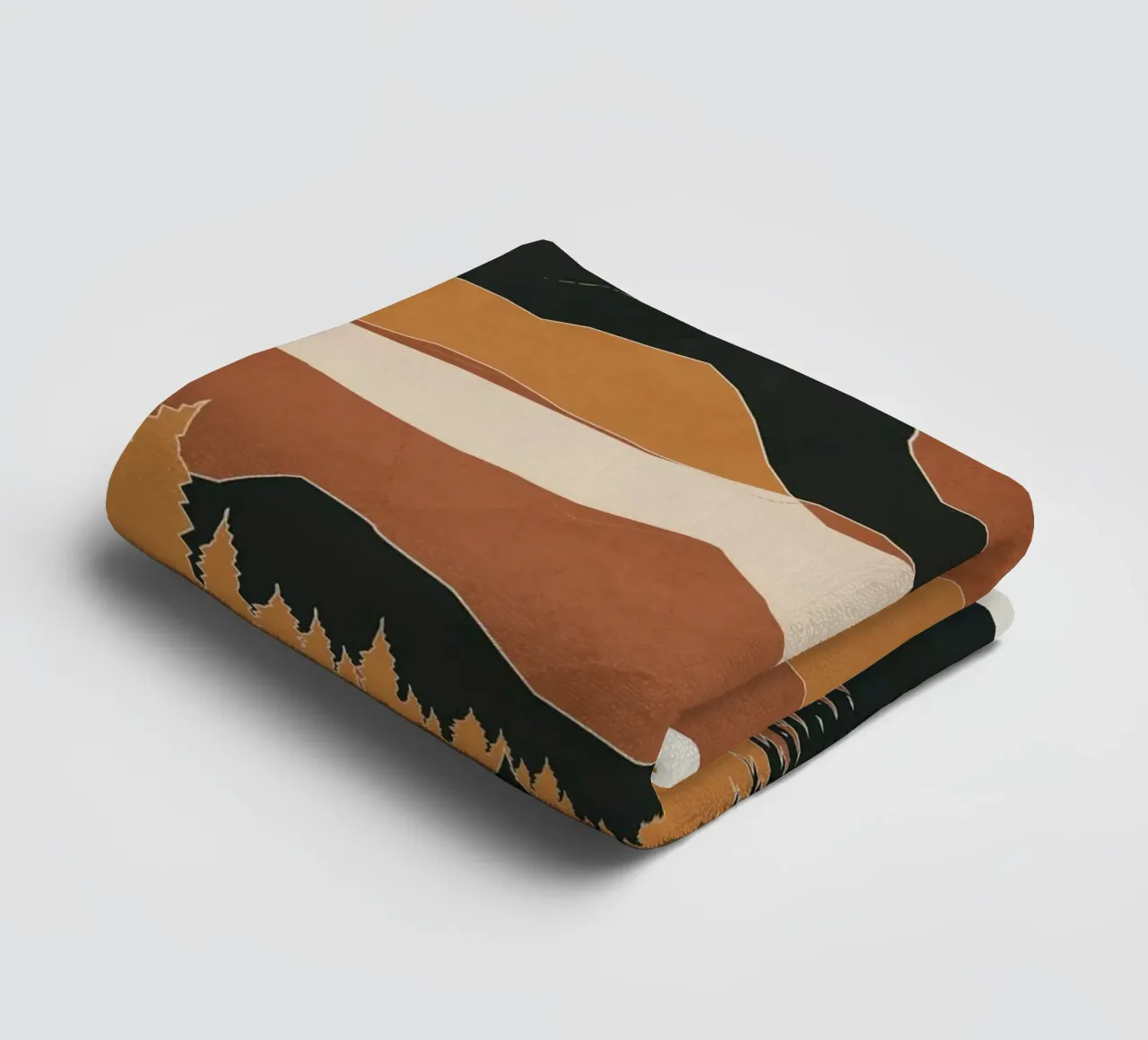 Minimal Abstract Art Landscape 01 towel by Nadjaa