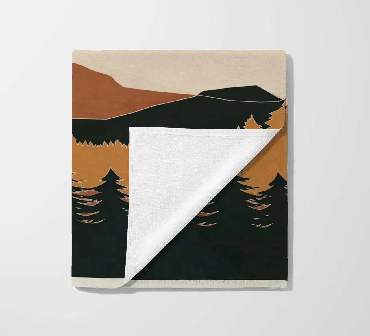 Minimal Abstract Art Landscape 01 telo mare da Nadjaa