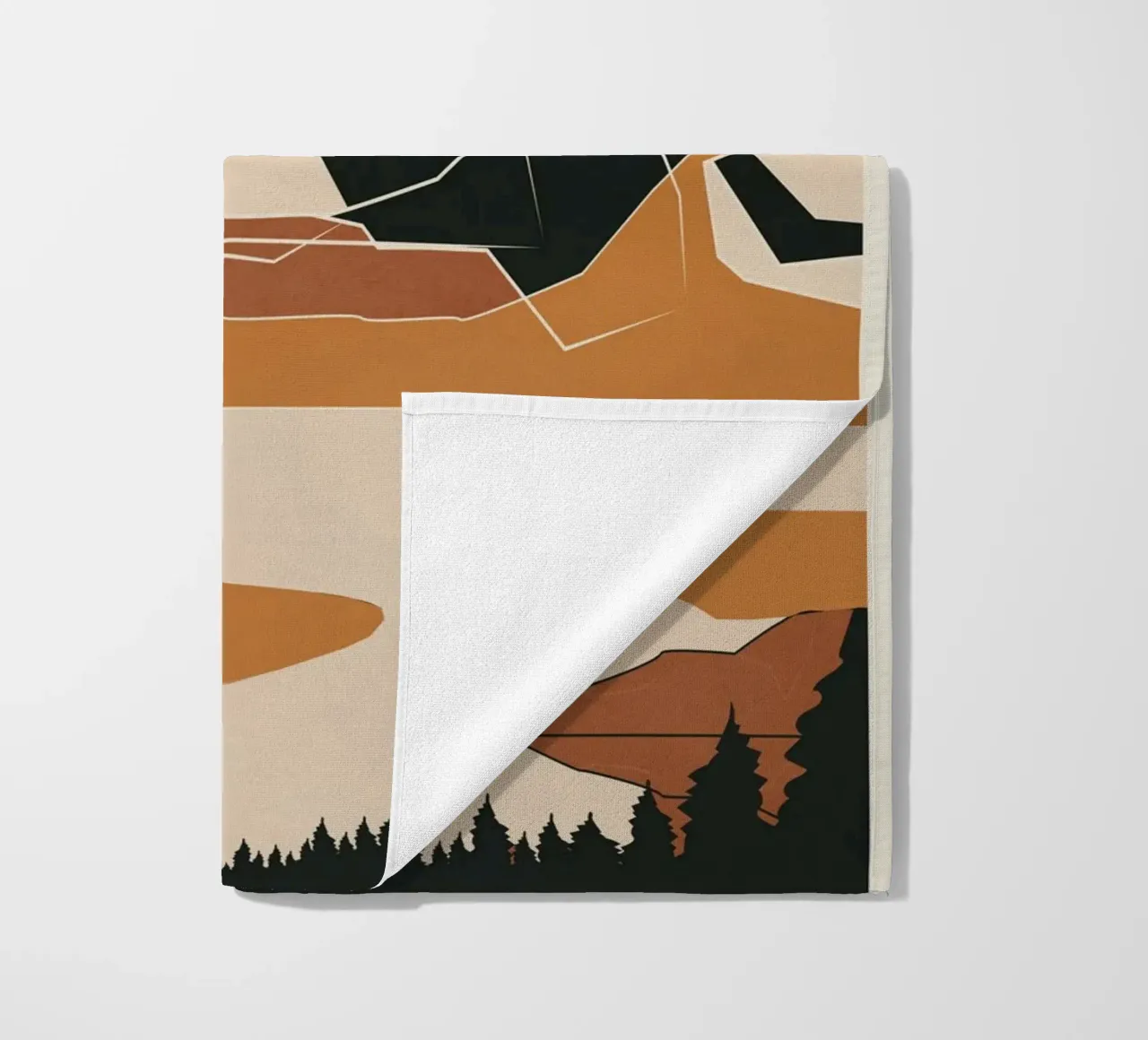 Minimal Abstract Art Landscape 02 telo mare da Nadjaa