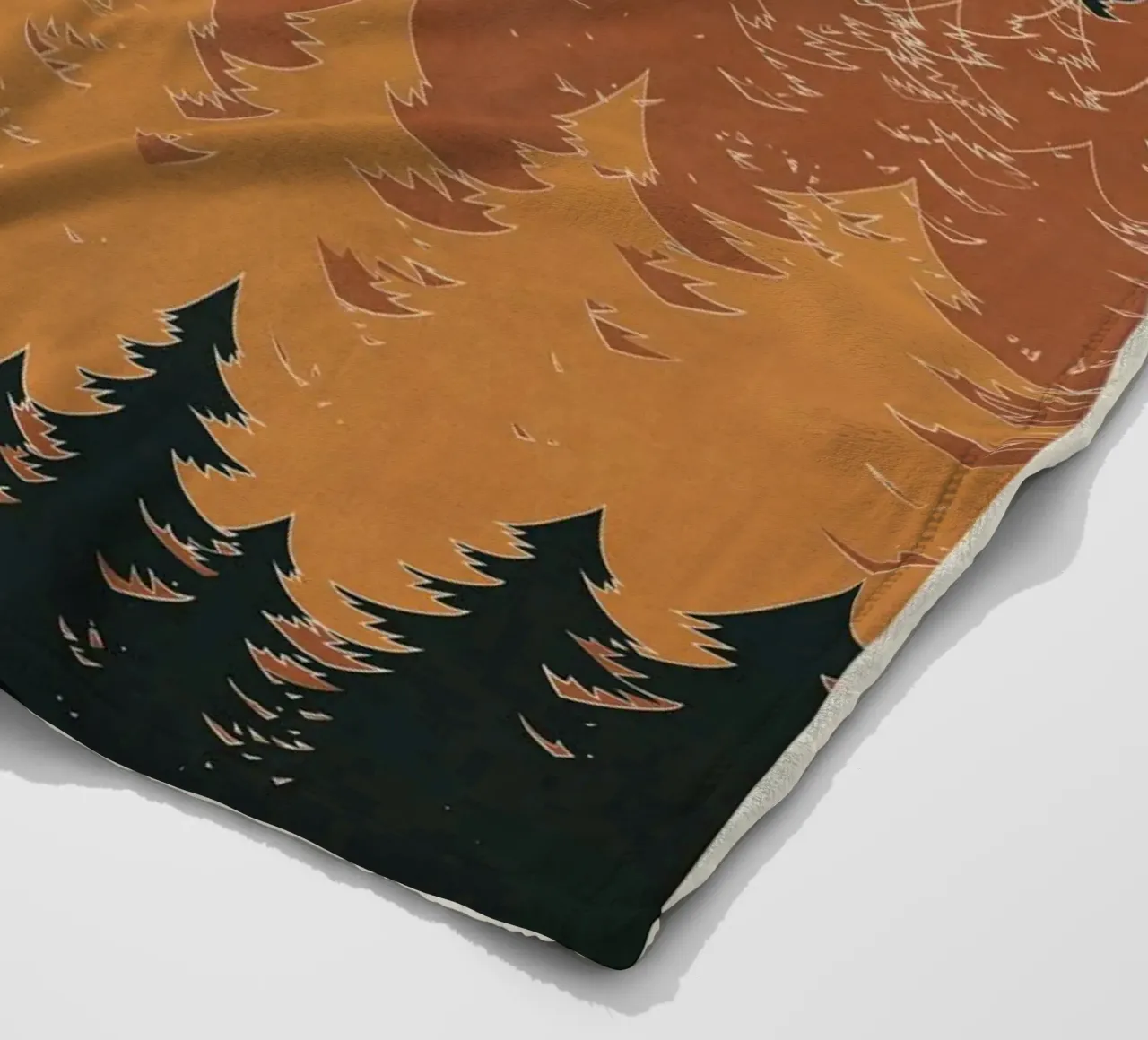 Minimal Abstract Art Landscape 03 coperta in pile da Nadjaa