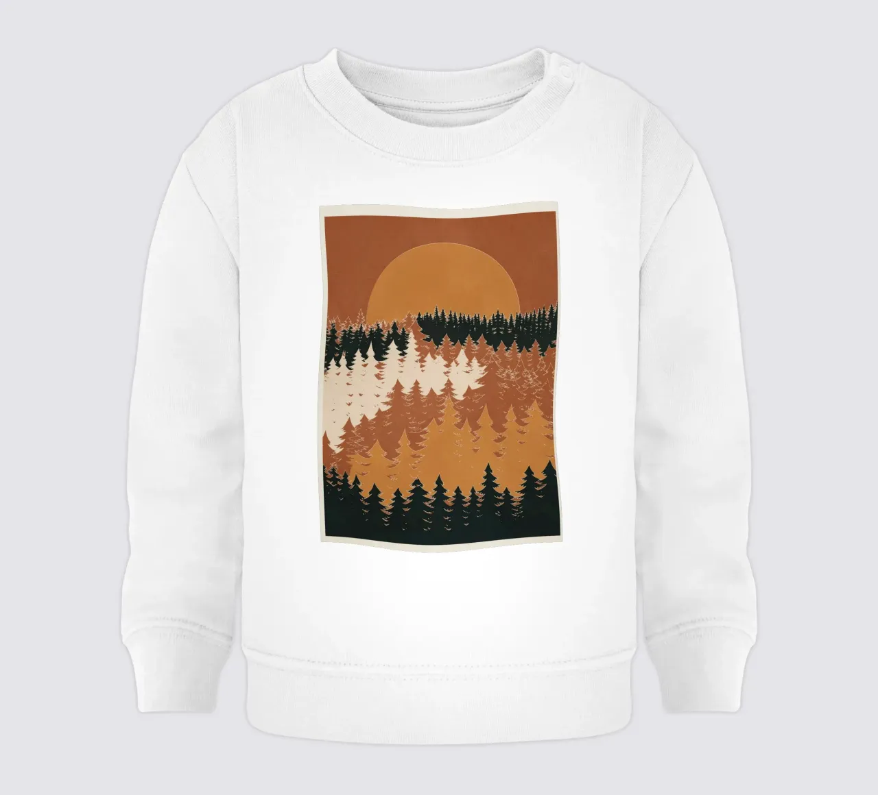 Minimal Abstract Art Landscape 03 sudadera de bebé de Nadjaa