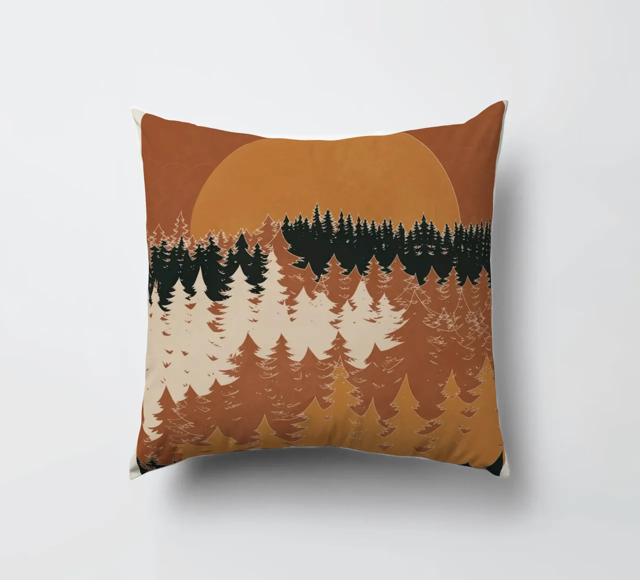 Minimal Abstract Art Landscape 03 cuscino da Nadjaa
