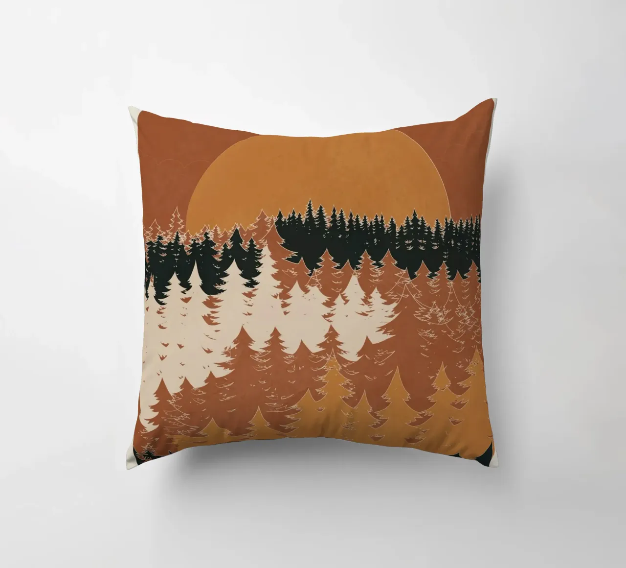 Minimal Abstract Art Landscape 03 cuscino da Nadjaa