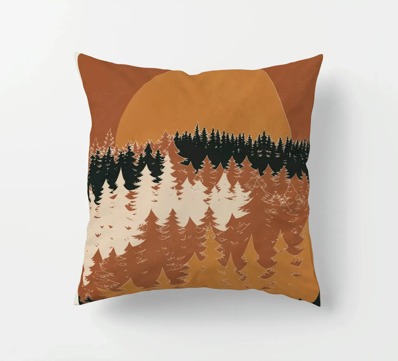 Minimal Abstract Art Landscape 03 cuscino da Nadjaa