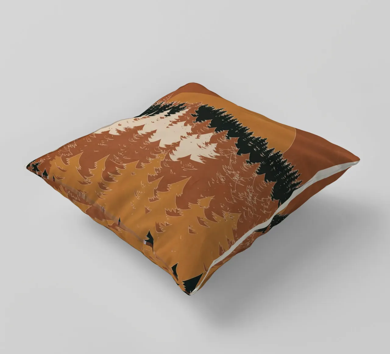 Minimal Abstract Art Landscape 03 cuscino da Nadjaa