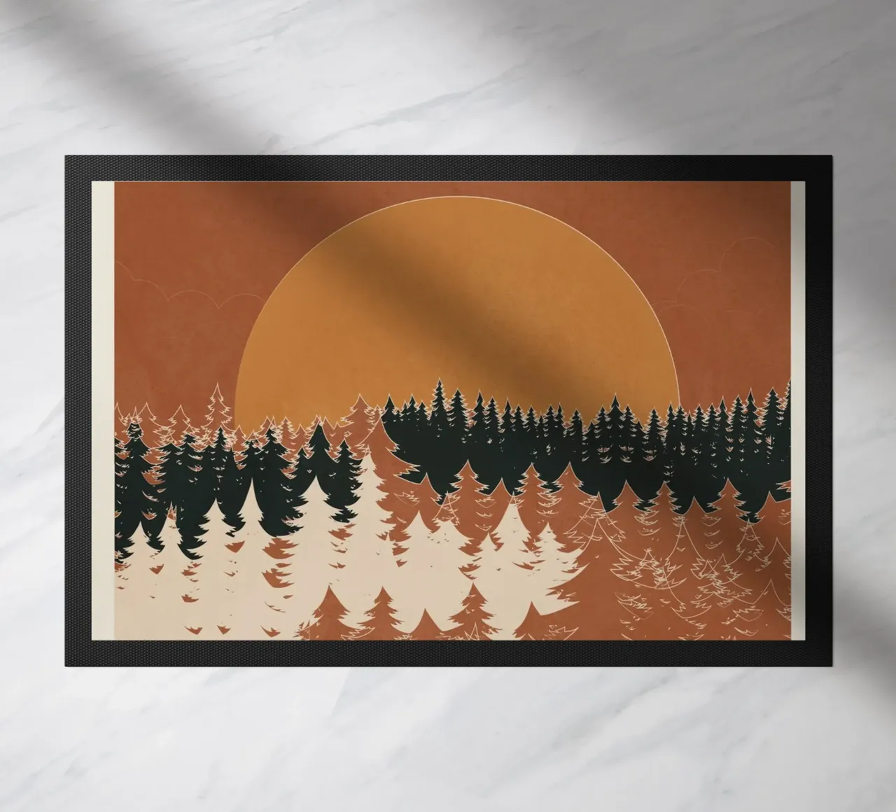 Minimal Abstract Art Landscape 03 zerbino da Nadjaa