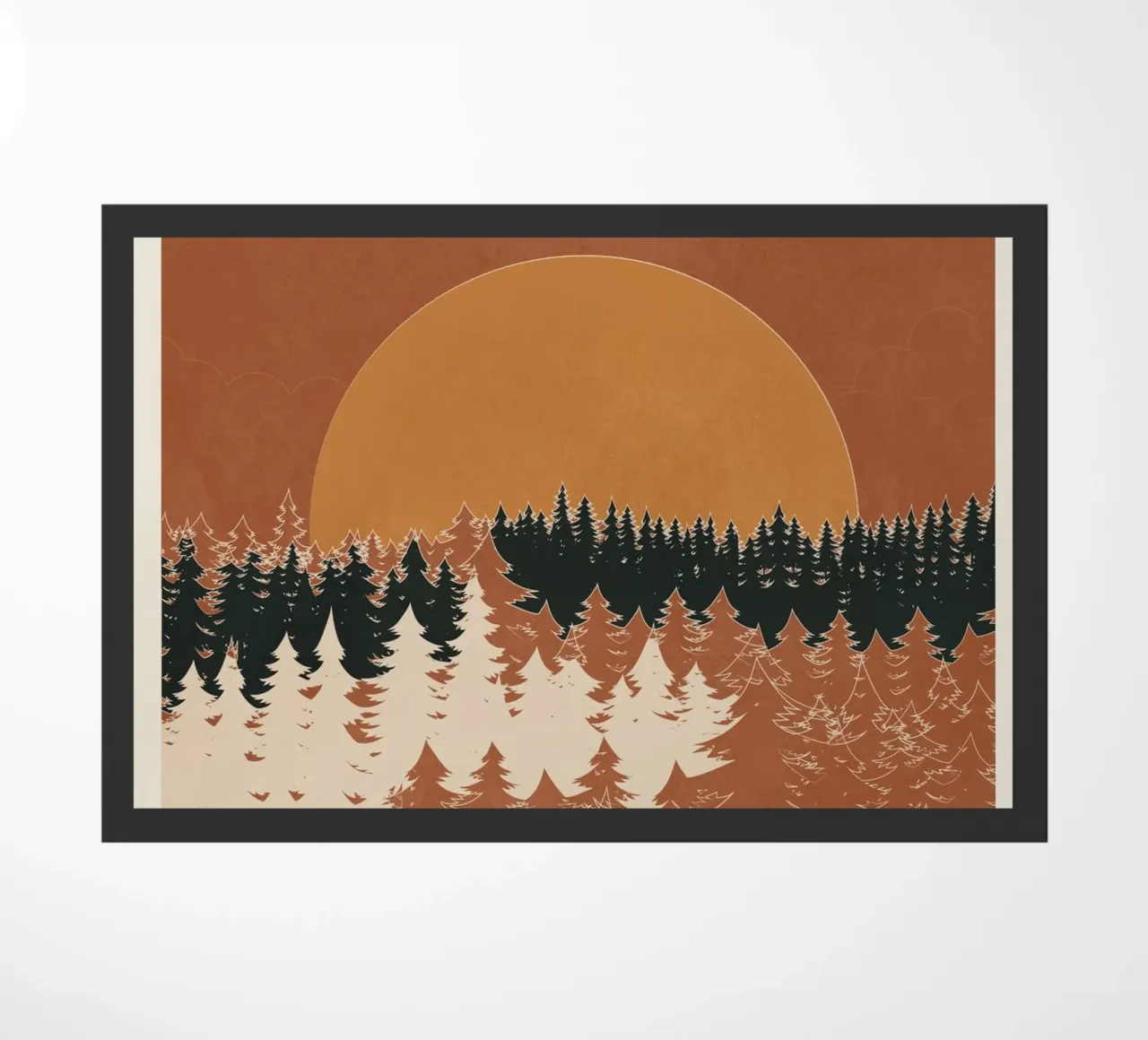 Minimal Abstract Art Landscape 03 zerbino da Nadjaa