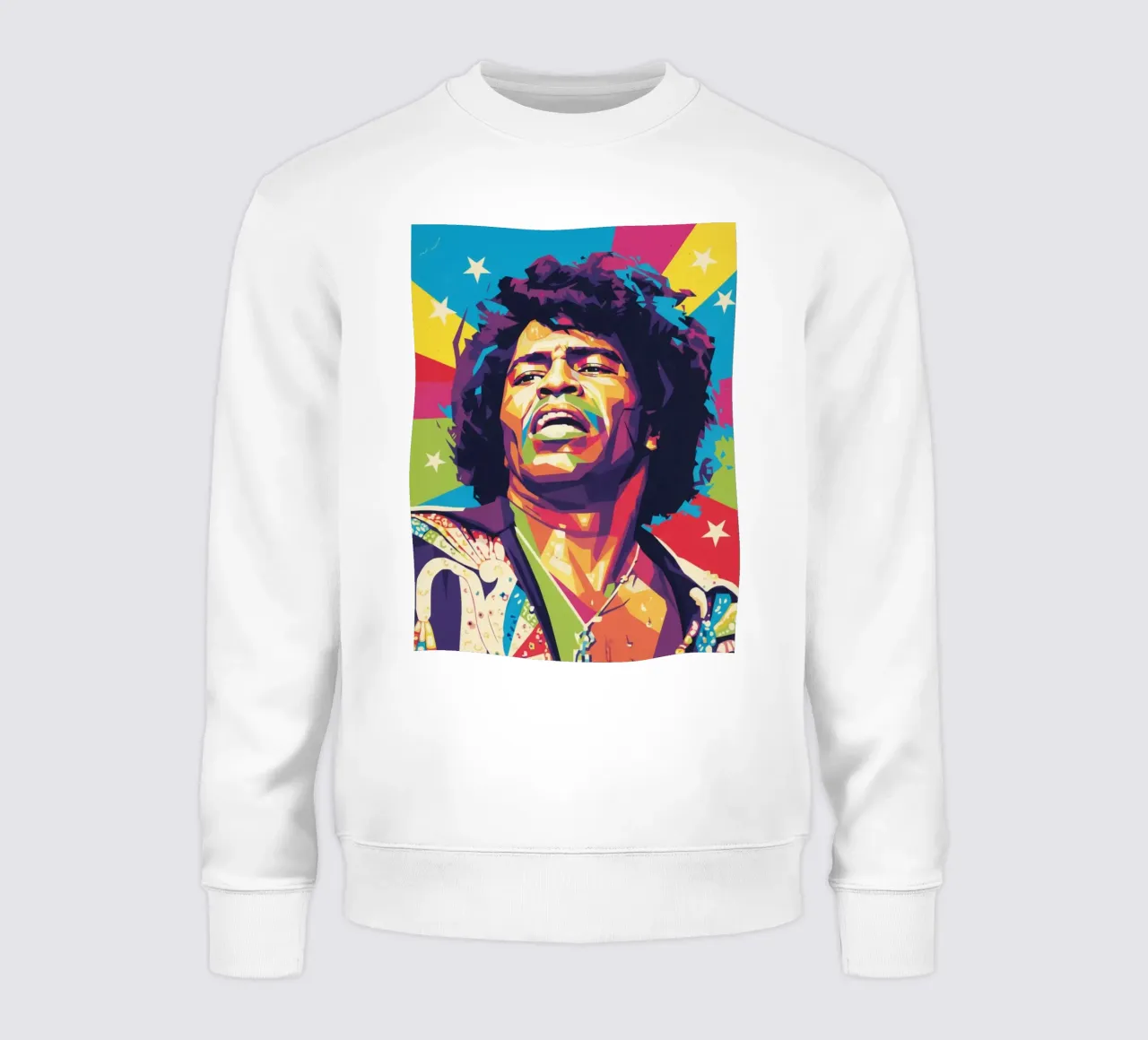 Ritratto pop art di James Brown felpa da Hantamrata