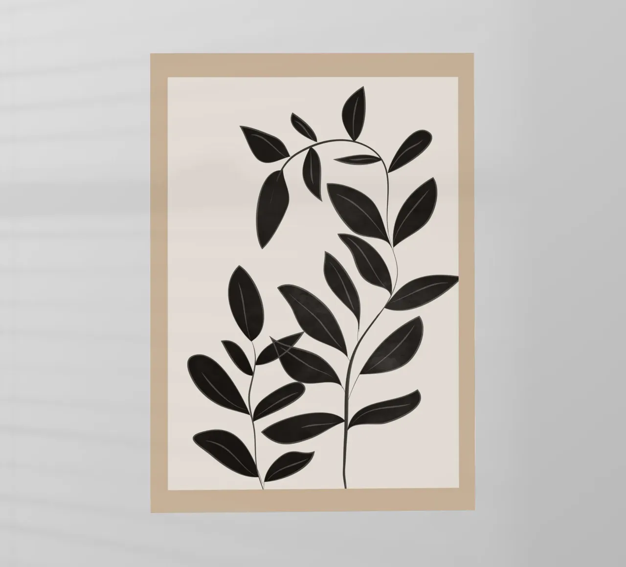 Minimalist plants & leaves Art 4 pellicola backlit da Nadjaa