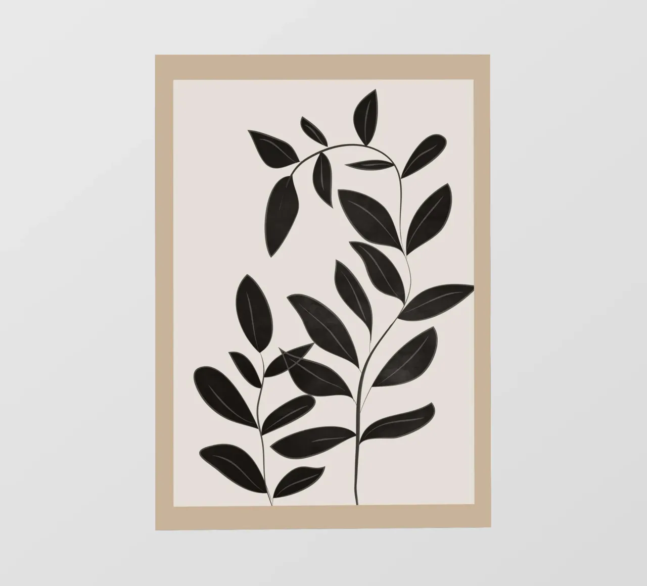 Minimalist plants & leaves Art 4 pellicola backlit da Nadjaa